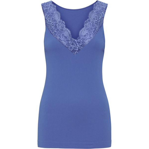 TIM OG SIMONSEN TOP, BELEN RIB V-LACE TOP, ALASKA