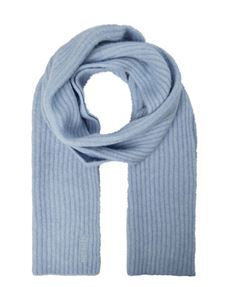 MOS MOSH TØRKLÆDE, MMLORA KNIT SCARF, CASHMERE BLUE