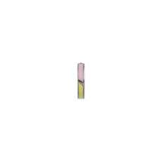 STINE A ØRERING, PETIT CIRCUS HUGGIE EARRING YELLOW & PINK ENAMEL SILVER