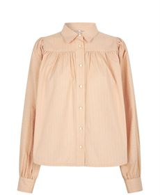 SECOND FEMALE SKJORTE, CLIO SLEEVE SHIRT, BLEACHED APRICOT