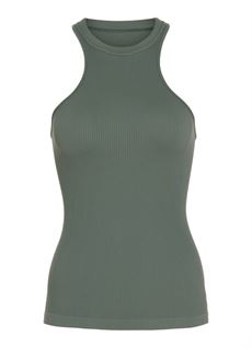 TIM OG SIMONSEN TOP, COSTINA HALTERNECK, OLIVE