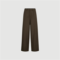 CO`COUTURE BUKSER, LUNA WIDE PANT, DARK BROWN