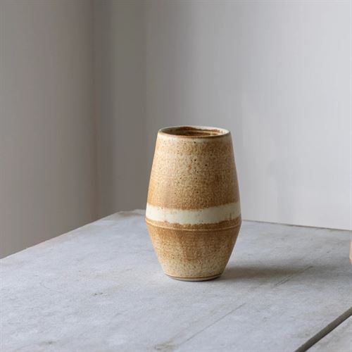 JULIE DAMHUS VASE, ODA VASE MEDIUM, BRUN
