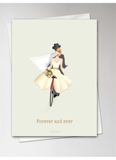 VISSEVASSE KORT, FOREVER AND EVER GREETING CARD