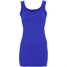 TIM OG SIMONSEN TOP, FRIDA RIB TOP PLUS, BLUETTE