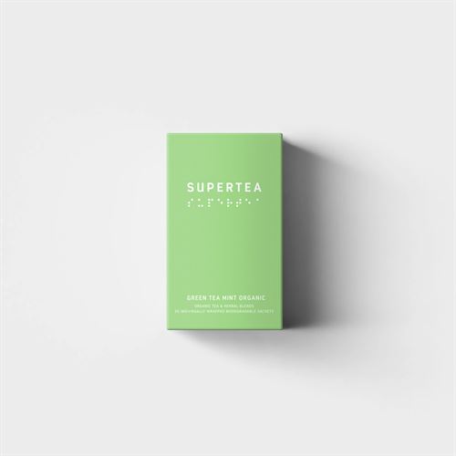 TEMINISTERIET SUPERTEA, GREEN TEA MINT ORGANIC (20 BREVE)
