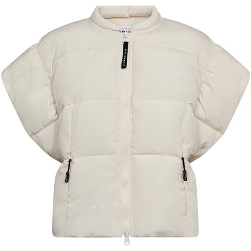 HAUTE L`AMITIÉ VEST, MOUNT PUFFER VEST, OFF-WHITE