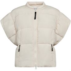 HAUTE L`AMITIÉ VEST, MOUNT PUFFER VEST, OFF-WHITE