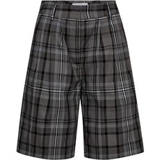 HAUTE L`AMITIÉ BERMUDA, CAMEL LINE MEGA CHECK BERMUDA, MID GREY
