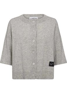 HAUTE L`AMITIÉ CARDIGAN, CASH SS CARDIGAN, PEARL MELANGE