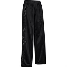 HAUTE L`AMITIÉ BUKSER, LOGO TAPE TRACK PANT, BLACK