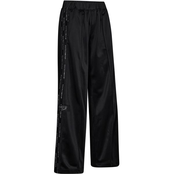 HAUTE L`AMITIÉ BUKSER, LOGO TAPE TRACK PANT, BLACK