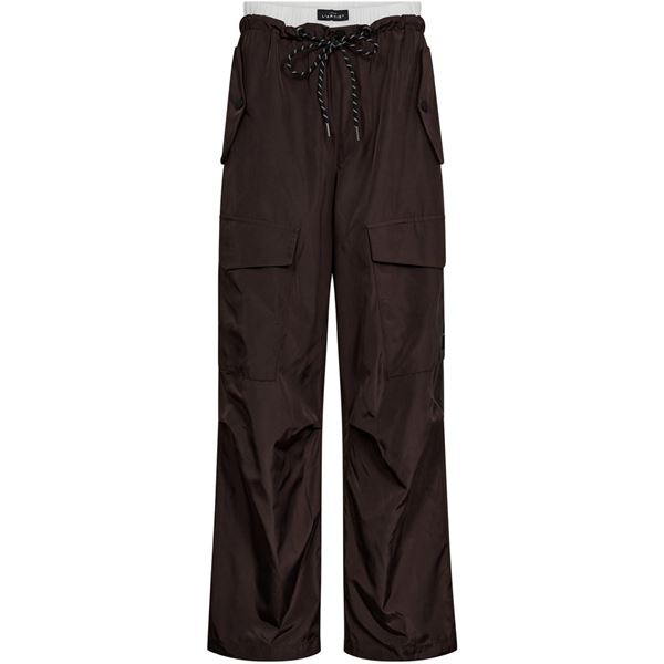 HAUTE L`AMITIÉ BUKSER, CARGO PULL ON TROUSER, MOCCA