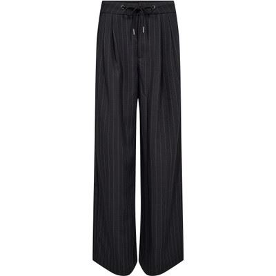 HAUTE L`AMITIÉ BUKSER, MICHELLE PIN STRING TIE PANT, DARK GREY