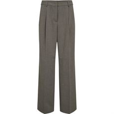 HAUTE L`AMITIÉ BUKSER, NICOLE PLEAT PANT, BEIGE MELANGÉ