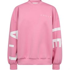 HAUTE L`AMITIÉ SWEATSHIRT, MAXI SPLIT LOGO SWEAT, CANDYFLOSS