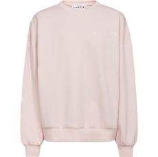 HAUTE L`AMITIÉ SWEATSHIRT, MAXI SPLIT LOGO SWEAT, ICED ROSE
