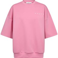 HAUTE L`AMITIÉ SWEATSHIRT, MAXI SPLIT SS LOGO SWEAT, CANDYFLOSS