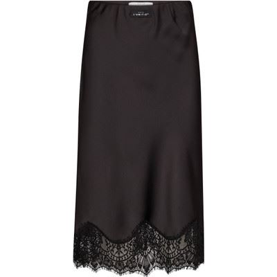 HAUTE L`AMITIÉ NEDERDEL, NAOMI LINGERIE PENCIL SKIRT, BLACK