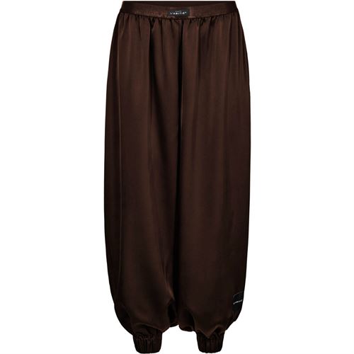 HAUTE L`AMITIÉ BUKSER, EVITA CROP HAREM PANT, MOCCA