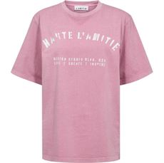 HAUTE L`AMITIÉ T-SHIRT, NOMA ACID CURVE STUDIO TEE, PINK ACID WASH