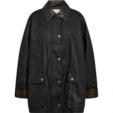 HAUTE L`AMITIÉ JAKKE, OILY HUNTERS JACKET, BLACK