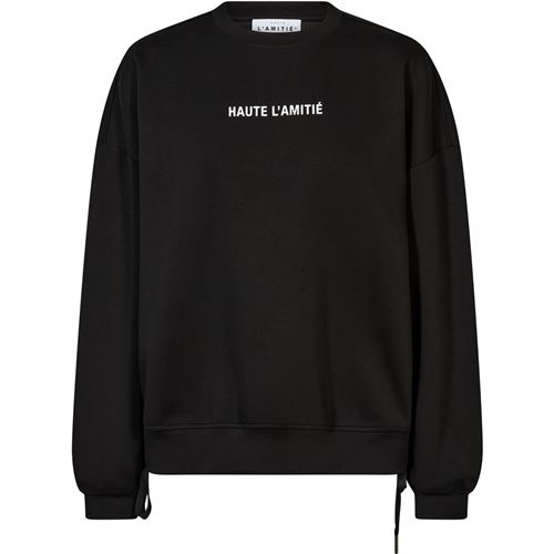 HAUTE L`AMITIÉ SWEATC, NEW STUDIO TIE SWEAT, BLACK