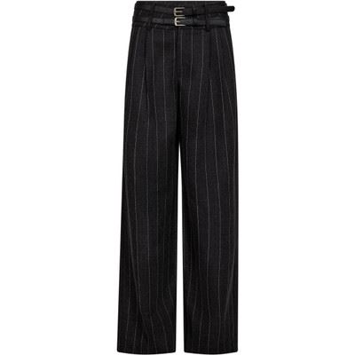 HAUTE L`AMITIÉ BUKSER, IVANNA BELT PANT, DARK GREY