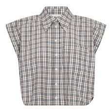 HAUTE L`AMITIÉ SKJORTE, DINNIE NS POPLIN SHIRT, OFF WHITE/BEIGE