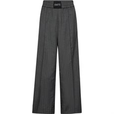 HAUTE L`AMITIÉ BUKSER, PIN TAILOR TRACK PANT, ANTRACIT