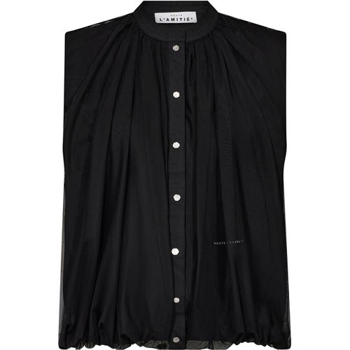 HAUTE L`AMITIÉ VEST, BALLET LOGO TECH VEST, BLACK