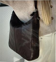 MONTANA SKULDERTASKE, AUGUSTA CROSSBODY, BROWN