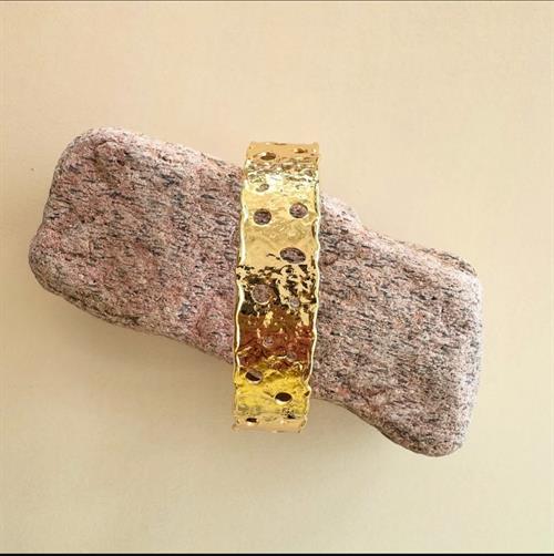 FRIIHOF+SIIG BRACELET, SAGA BRACELET, GULDBELAGT