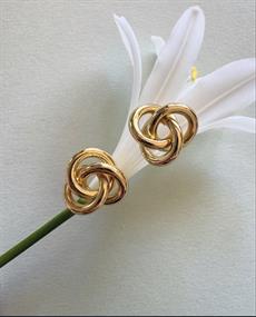 FRIIHOF+SIIG ØRERINGE, KNOT EARSTICK, GULDBELAGT