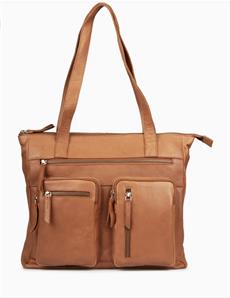 MONTANA SKULDERTASKE, BARBARA, COGNAC