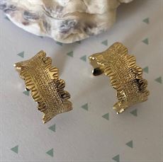 FRIIHOG+SIIG ØRERINGE, GOA EARRING, GOLD