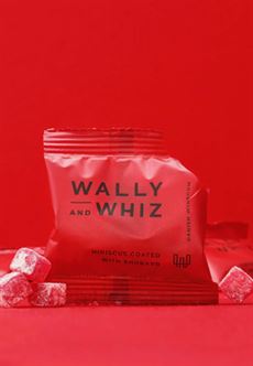 WALLY AND WHIZ VINGUMMI, LOVE MIX HIBISCUS COATED W RHUBARB, 11 GR 1 STK