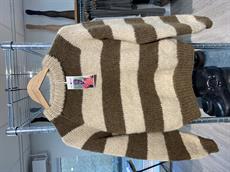 COFFEE BEANIES SWEATER, BROWN STRIBET