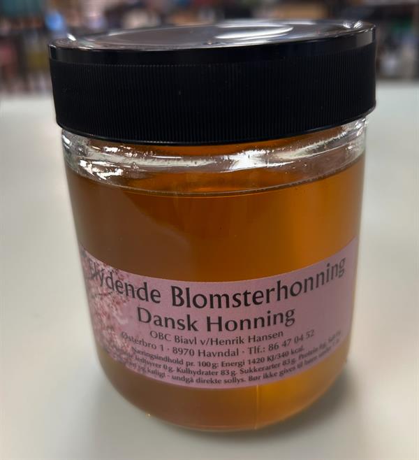OBC BIAVL FLYDENDE BLOMSTERHONNING, DANSK HONNING, 425 GR