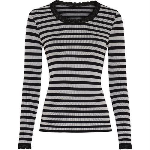 TIM OG SIMONSEN T-SHIRT, ISA STRIPE T-SHIRT LS, NERO