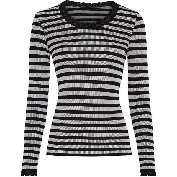 TIM OG SIMONSEN T-SHIRT, ISA STRIPE T-SHIRT LS, NERO