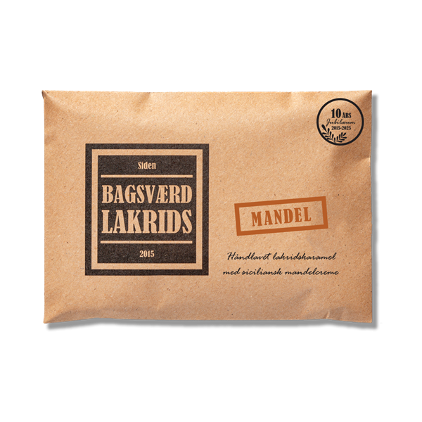 BAGSVÆRD LAKRIDS, MANDEL, 160 GR