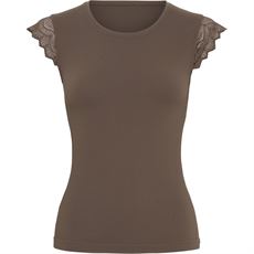 TIM OG SIMONSEN TOP, LILLIBETH RIB TOP, NOCE