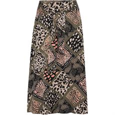 COSTAMANI NEDERDEL, MANI SKIRT, ARMY MANI PRINT