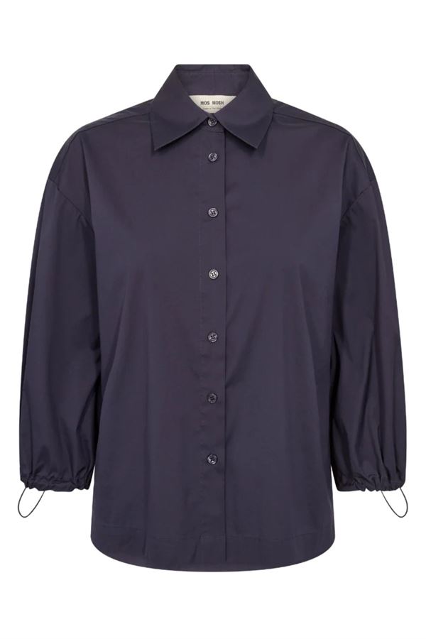 MOS MOSH SKJORTE, MMVINITA 3/4 SHIRT, SALUTE NAVY