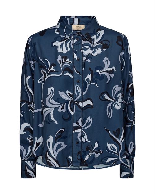 MOS MOSH SKJORTE, MMABINA SERVE SHIRT, ENSIGN BLUE