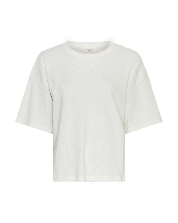 MSCH COPENHAGEN T-SHIRT, MSCHLINEA TEE, EGRET