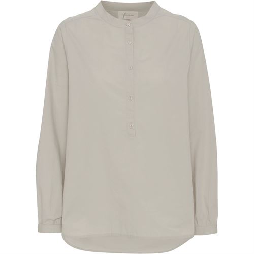 FRAU BLUSE, MADRID LS SHIRT, CHATEAU GRAY
