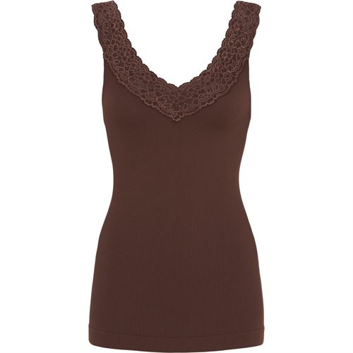 TIM OG SIMONSEN TOP, MIRIAM TOP, CIOCCOLATO
