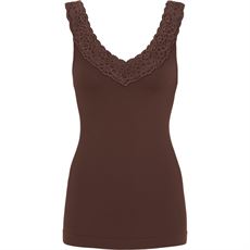 TIM OG SIMONSEN TOP, MIRIAM TOP, CIOCCOLATO